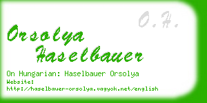 orsolya haselbauer business card